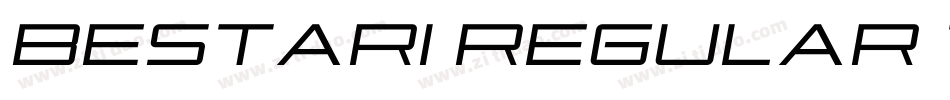 Bestari Regular Tria字体转换